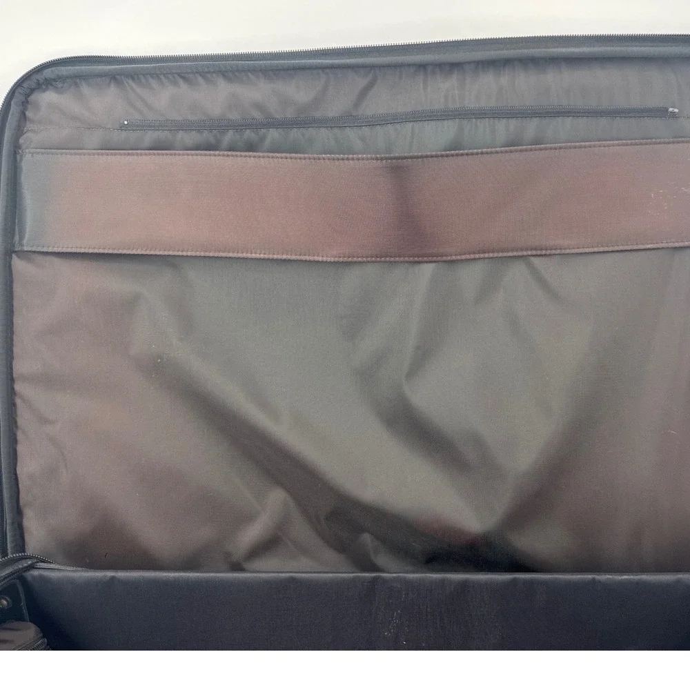Tumi Ballistic Nylon Suitcase Luggage Black Made in USA Durable Travel 22